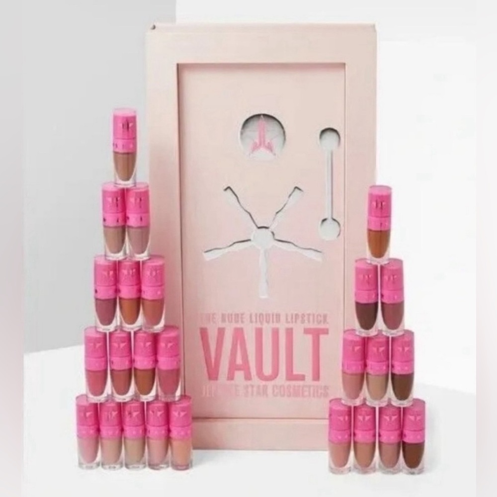Jeffree Star Cosmetics the Nude Liquid Lip Vault, new